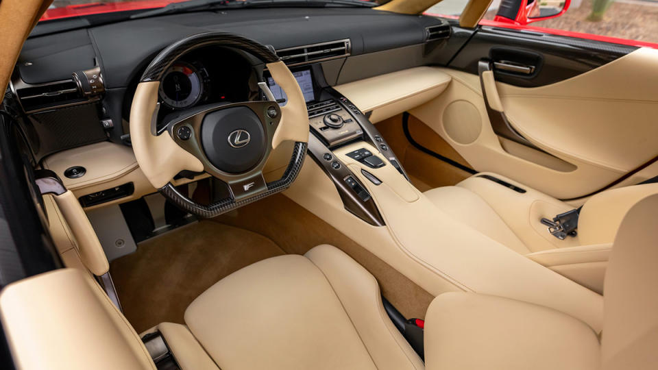 Inside the 2012 Lexus LFA