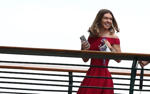 The All England Lawn Tennis and Croquet Club, Wimbledon, England; Wimbledon Tennis Tournament, Day 13; Simona Halep, womens singles winner, - Credit: ACTION PLUS