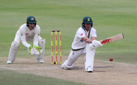 Cricket - South Africa vs Australia - Third Test - Newlands, Cape Town, South Africa - March 24, 2018 South Africa's AB de Villiers in action REUTERS/Mike Hutchings