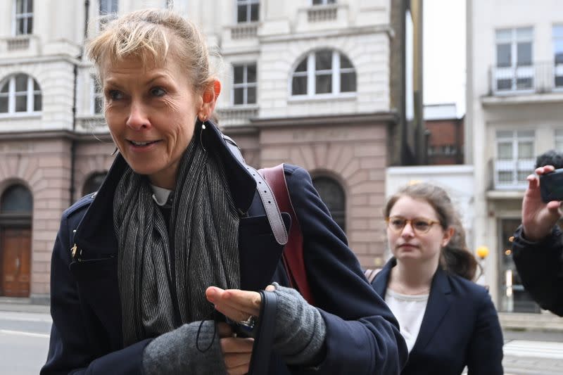 Lawyer for Amber Heard, Sasha Wass, arrives at the High Court in London