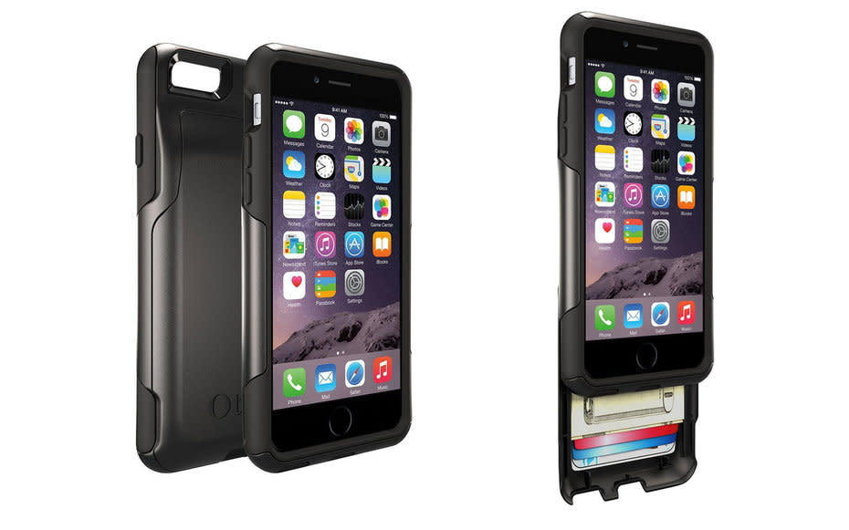 <p>This iPhone 6/6s OtterBox looks like your standard slim case, but has a secret sliding storage pocket for up to three cards and one bill.</p><p>To buy: <a rel="nofollow noopener" href="https://www.amazon.com/OtterBox-COMMUTER-WALLET-iPhone-Case/dp/B00N1AG708/ref=as_li_ss_tl?ie=UTF8&linkCode=ll1&tag=travandleis07-20&linkId=bc1a2aceaee45928a467df8495ec830e" target="_blank" data-ylk="slk:amazon.com;elm:context_link;itc:0;sec:content-canvas" class="link ">amazon.com</a>, $27.</p>