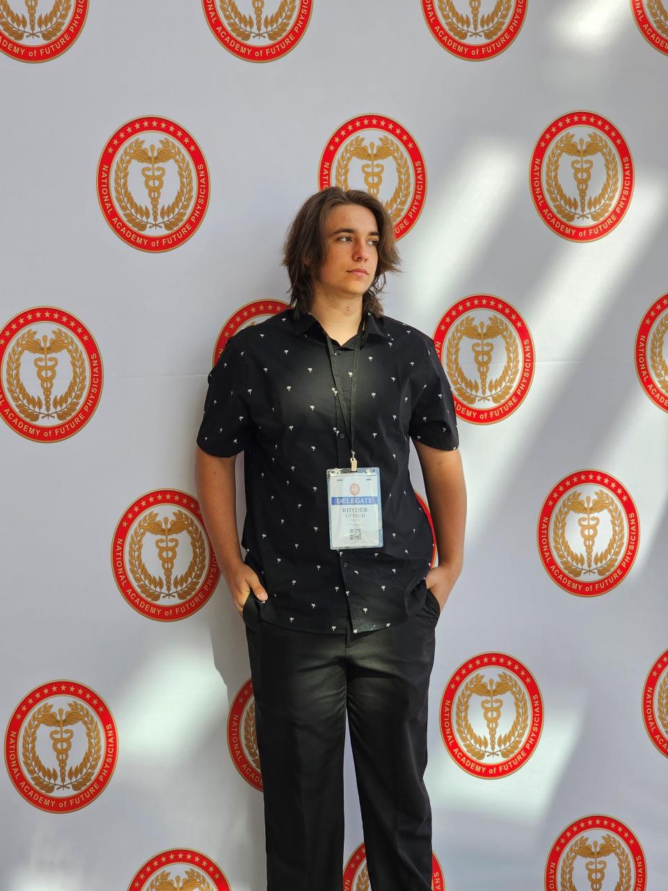 Rhyder Jeffrey Uttech, 14, of Mount Shasta attended the 2023 Congress of Future Medical Leaders in June.