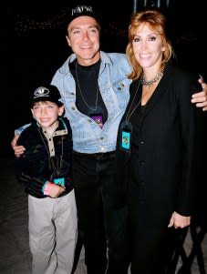 Cassidy with wife Sue and son Beau