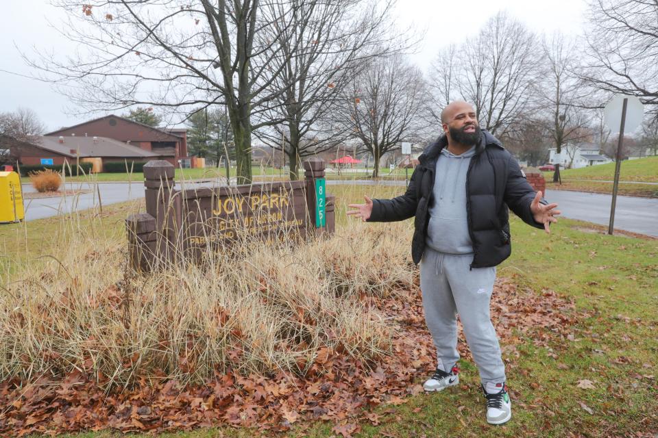 Courtney Brown talks about growing up in the Joy Park Community Center neighborhood.