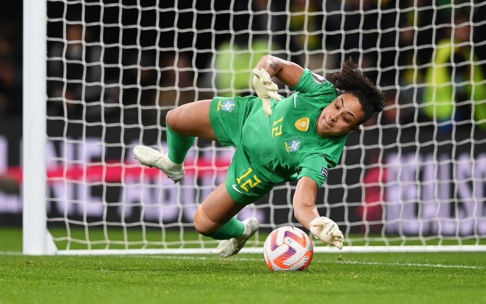 Ella Toone's penalty is saved by Leticia - Getty Images/Michael Regan