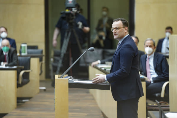 Gesundheitsminister Jens Spahn (CDU) am Donnerstag im Bundesrat.