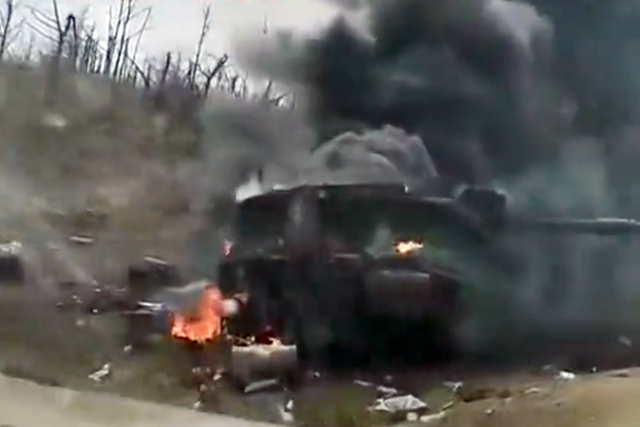 UK-supplied Challenger 2 tank destroyed in Ukraine, a first from Russian  fire