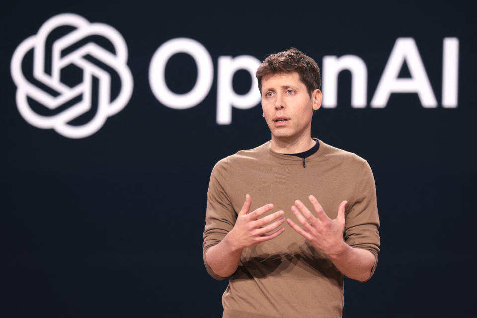 CEO OpenAI Sam Altman berbicara selama konferensi Microsoft Build di Seattle Convention Center Summit Building di Seattle, Washington pada 21 Mei 2024. (Foto oleh Jason Redmond / AFP) (Foto oleh JASON REDMOND/AFP via Getty Images)