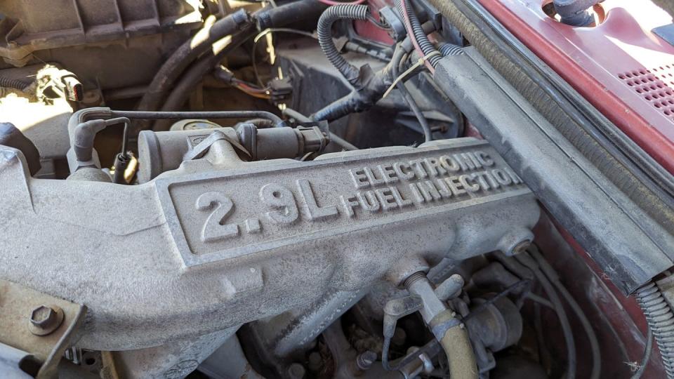 1989 ford ranger gt in colorado junkyard