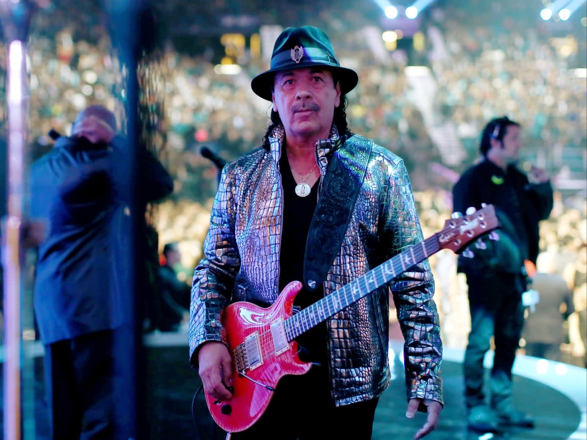 Guitar hero Carlos Santana   (Getty Images)