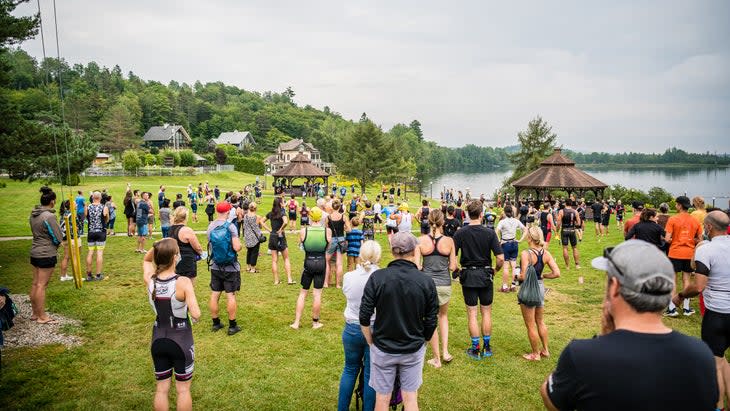 XTERRA competitors before the start of a race