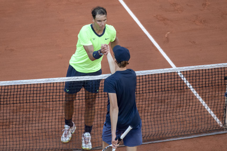 Rafael Nadal is moving on at the French Open.