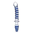 Looking for a dildo <em>and</em> a butt plug? You can get both for a very reasonable price with this 10" multi-purpose toy. With an anal plug on one end, a G-spot ball on the other, and blue textured swirls throughout, this is “good for all kinds of play,” says Queen. $30, Good Vibrations. <a href="https://www.goodvibes.com/s/sex-toys/p/GVD476027/glas/mr-swirly-double-ended-pleasure-tool---10" rel="nofollow noopener" target="_blank" data-ylk="slk:Get it now!" class="link ">Get it now!</a>