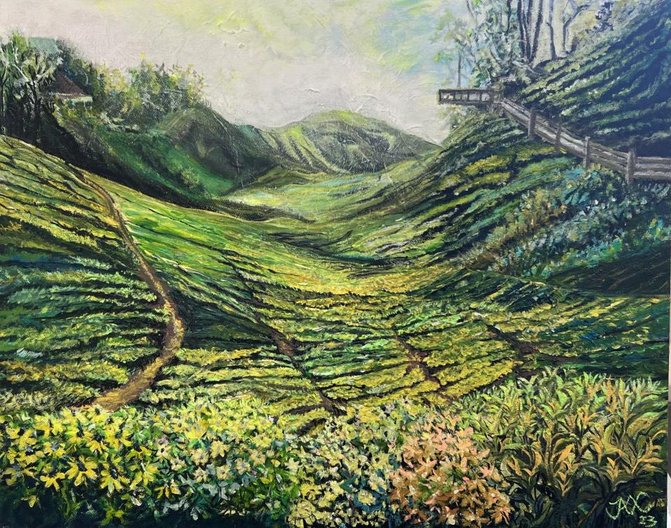 The work of acrylic artist Jax Kwok will be featured in the "Two Artists, Two Styles" exhibit at The Studios of Cocoa Beach from April 30 through June 2. Visit studiosofcocoabeach.org.