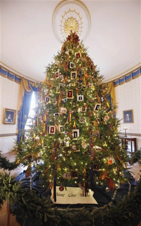 The 2011 official White House Christmas Tree.