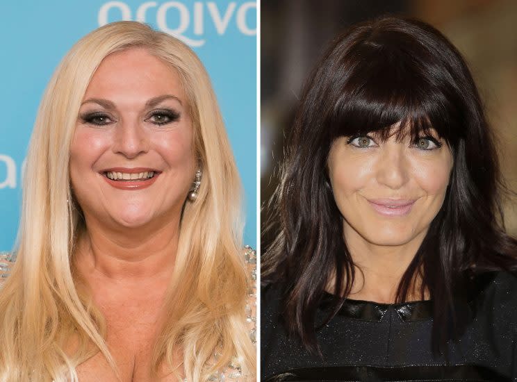 Vannessa Feltz and Claudia Winkleman. Feltz described a Sunday Times column that suggested she and Winkleman are well paid because they are Jewish as ‘horrifying racism’ (PA)