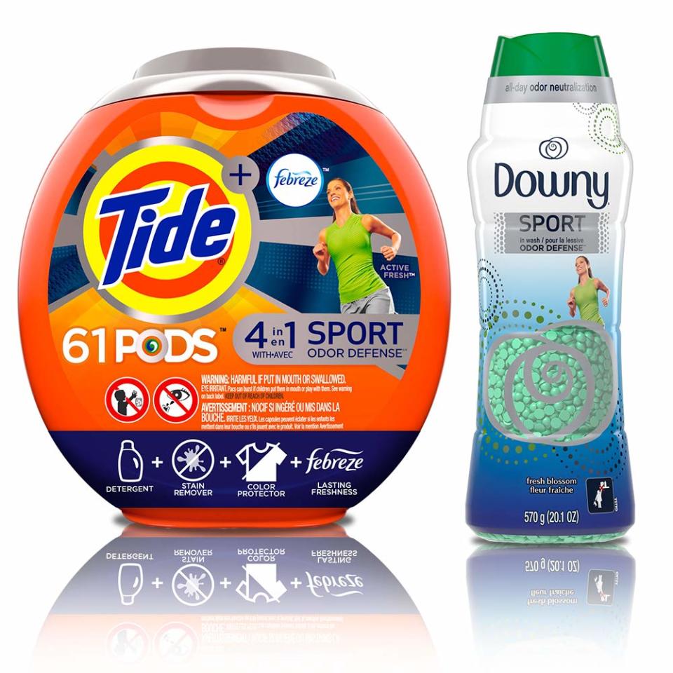 Tide PODS Plus Febreze Sport Odor Defense 4 in 1 HE Turbo Laundry Detergent Pacs. (Photo: Amazon)