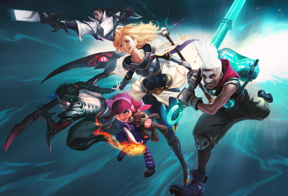 Promotional art for League of Legends.