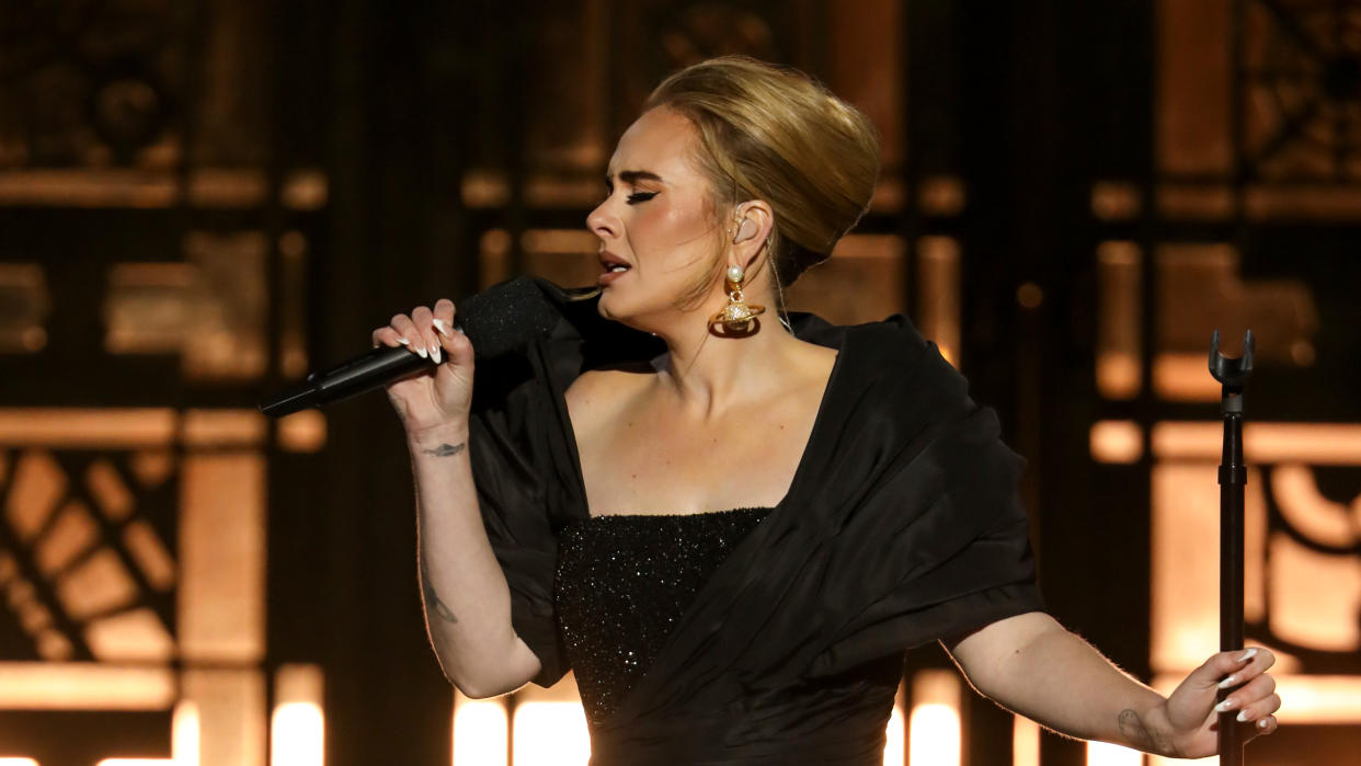 Adele originally had a far more epic version of 'I Drink Wine' in mind. (Cliff Lipson/CBS via Getty Images)