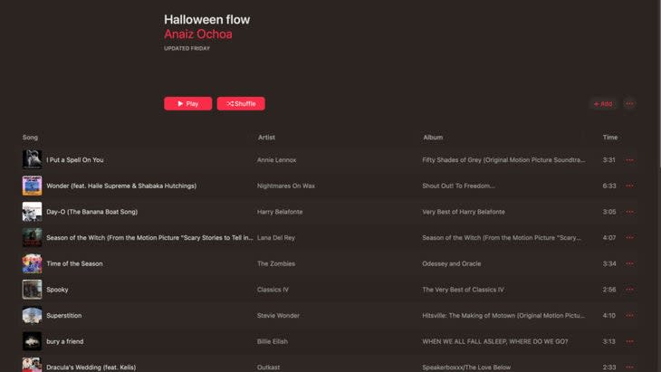 Halloween Flow Playlist from Anaiz Ochoa on Apple Music