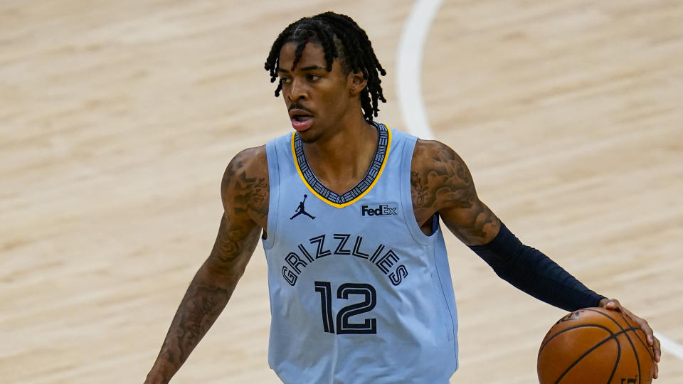 Memphis Grizzlies guard Ja Morant (12) 