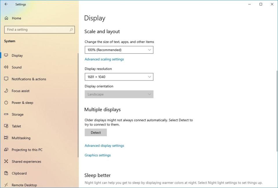 manually detecting monitor in windows