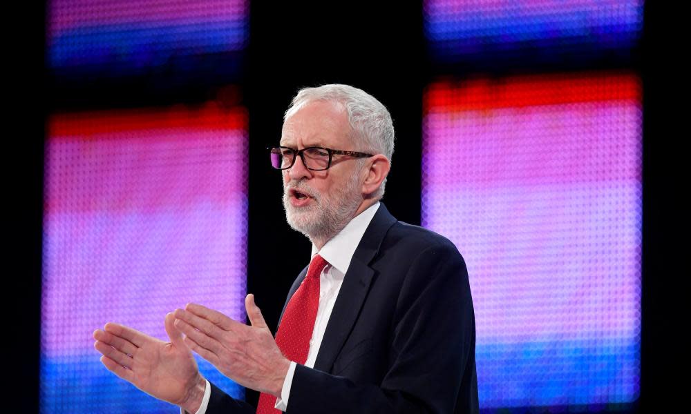 Jeremy Corbyn, leader of the Labour party, speaks at the Confederation of British Industry's (CBI) annual conference in London