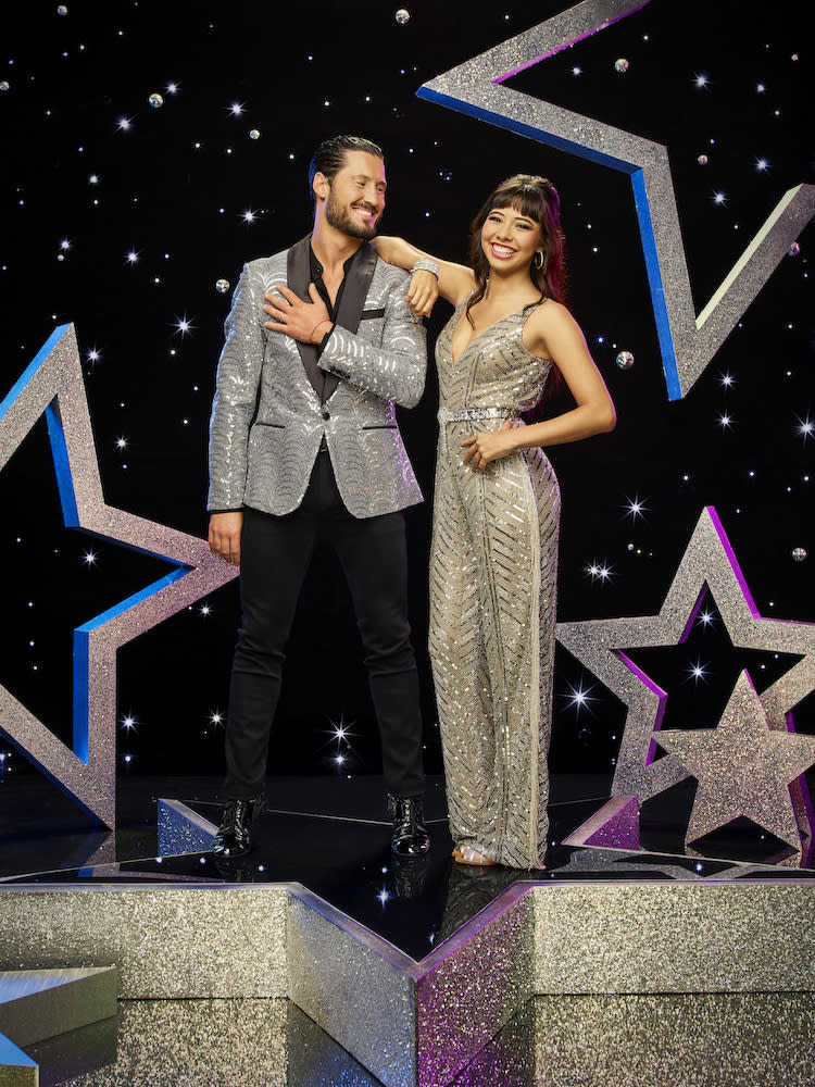 Xochitl Gomez and pro Val Chmerkovskiy