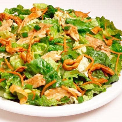 <div class="caption-credit"> Photo by: Thinkstock</div><div class="caption-title">Asian Grilled Chicken Salad</div><b>Where You'll Find it:</b> Applebee's, Au Bon Pain <br> <br> <p> <b>Why it's Worse:</b> The name is deceptively healthy, but extras like fried <a rel="nofollow noopener" href="http://www.shape.com/healthy-eating/diet-tips/12-salads-worse-big-mac?page=4#" target="_blank" data-ylk="slk:noodles;elm:context_link;itc:0;sec:content-canvas" class="link ">noodles</a> , almonds, and a sodium-packed Asian-style vinaigrette add up to sky high calories (about 1200), alarmingly high <a rel="nofollow noopener" href="http://www.shape.com/healthy-eating/diet-tips/12-salads-worse-big-mac?page=4#" target="_blank" data-ylk="slk:sodium;elm:context_link;itc:0;sec:content-canvas" class="link ">sodium</a> (2000mg at Applebee's) and more than 12g saturated fat. </p>
