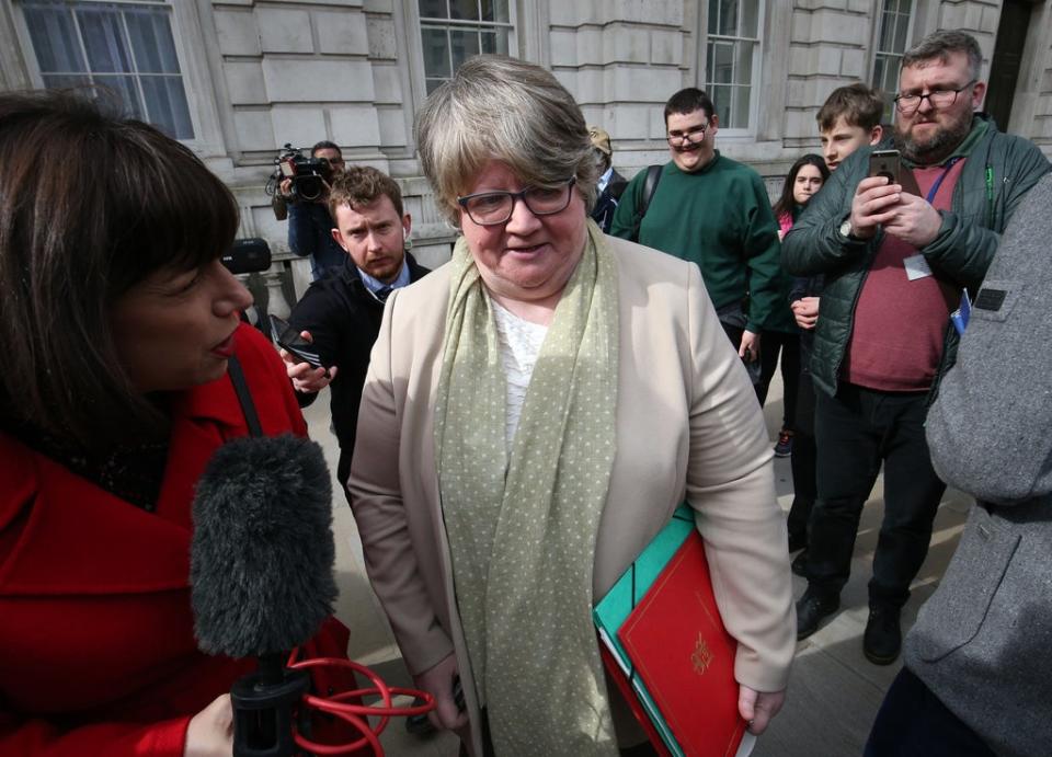 Work and Pensions Secretary Therese Coffey (Jonathan Brady/PA) (PA Archive)