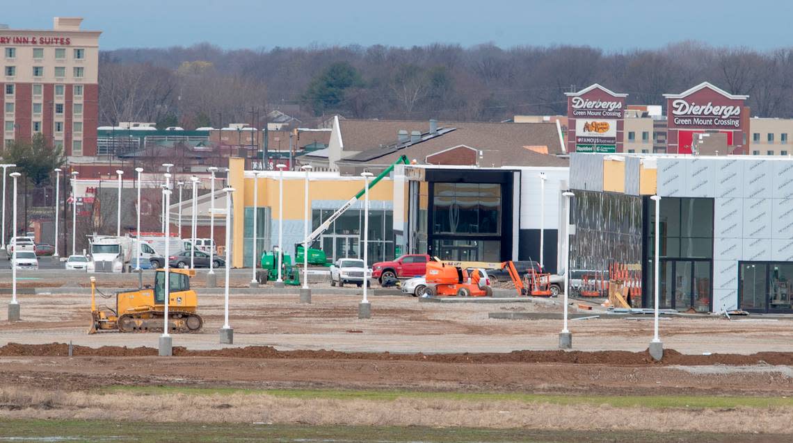 Here is a picture from March of construction on the future site of the Auffenberg Dealer Group auto mall. The site is located on over 30 acres off of Frank Scott Parkway near Fortune Boulevard in Shiloh. Village Mayor Bob Weilmuenster confirmed a Hyundai Dealership is in the process of being built in the property across from there.