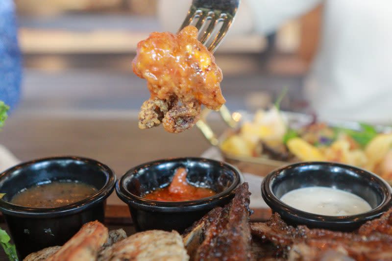 collins - close up of fried squid