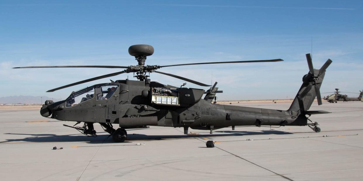 Apache helicopter