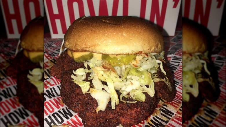 Howlin' Rays fried chicken sandwich