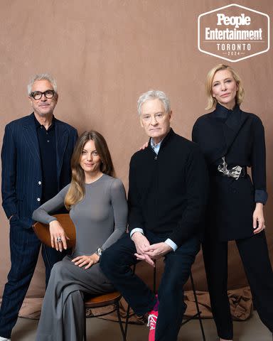 <p>Ben Trivett/Shutterstock</p> Alfonso Cuarón, Leila George, Kevin Kline, Cate Blanchett