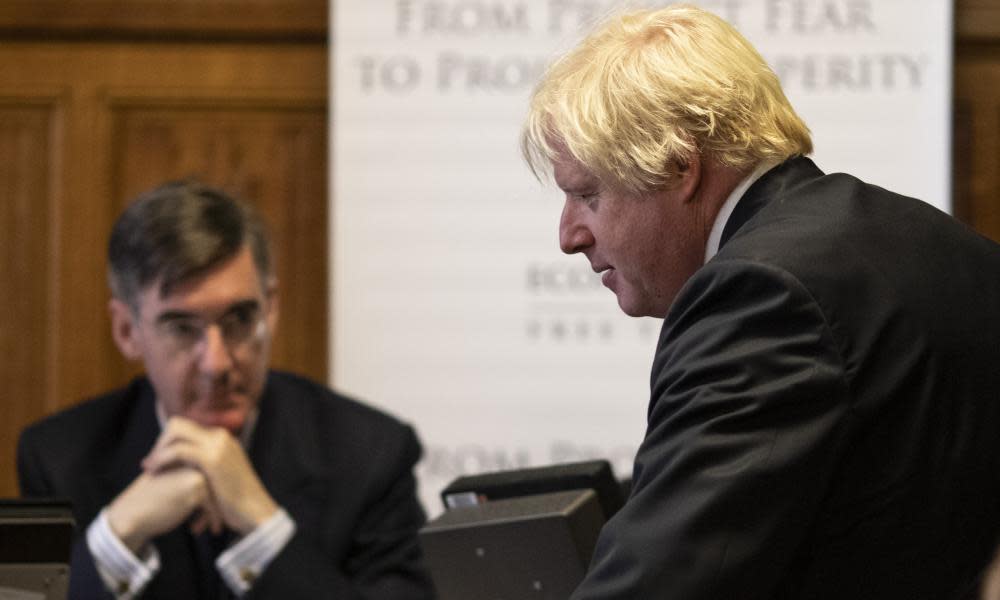 Boris Johnson and Jacob Rees-Mogg