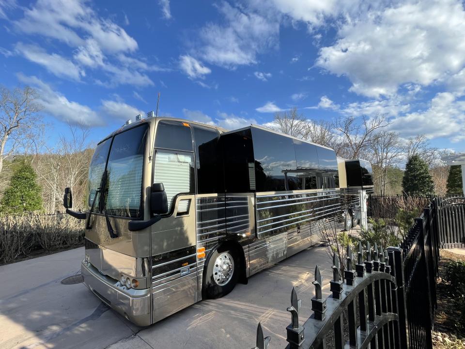 Dollywood guests will be able to rent out Parton's tour bus for overnight stays on property with proceeds going to the Imagination Library, the singer's book gifting program that mails free books to children. (Photo: Carly Caramanna)
