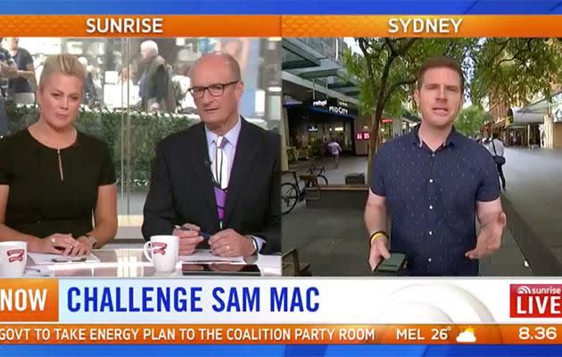 Sam Mac has an idea on who could replace Lisa on rival network Channel Nine. Source: Channel Seven