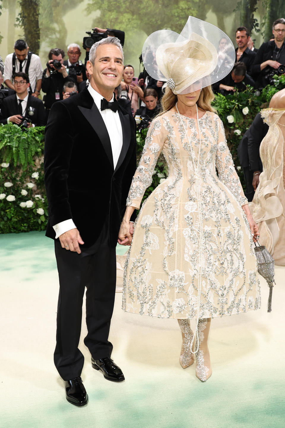 NEW YORK, NEW YORK - MAY 06: (L-R) Andy Cohen and Sarah Jessica Parker attend The 2024 Met Gala Celebrating "Sleeping Beauties: Reawakening Fashion" at The Metropolitan Museum of Art on May 06, 2024 in New York City. (Photo by Jamie McCarthy/Getty Images)