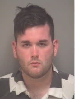 James Alex Fields Jr. is seen in a mug shot following his arrest on Aug. 12. (Photo: Albemarle County Jail)