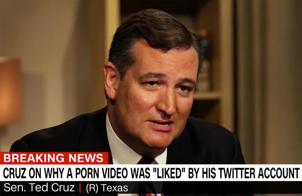 Xxx Vedau - Ted Cruz Declines to Out Staffer Who 'Liked' Twitter Porn Video â€” and Is  Surprisingly Okay with Sex Toy Sales