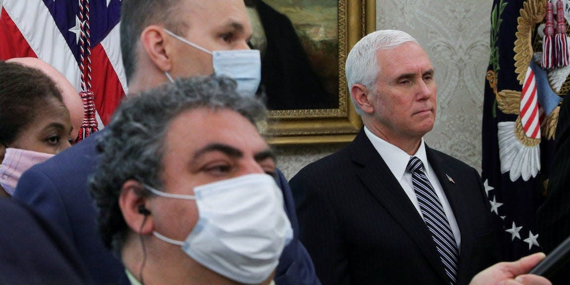 Mike pence no mask nurses day.JPG