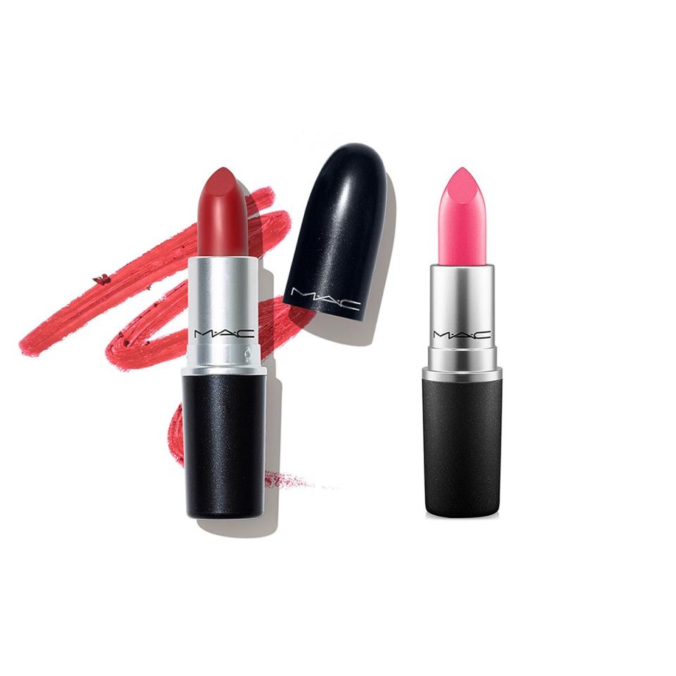 M.A.C Lipstick Ruby Woo or Lustering