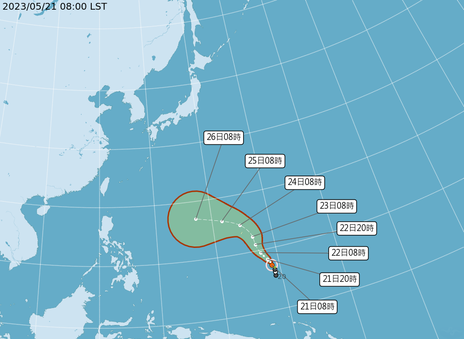 （圖取自中央氣象局網站）