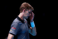 Tennis - ATP Finals - The O2, London, Britain - November 17, 2018 South Africa's Kevin Anderson during his semi final match against Serbia's Novak Djokovic Action Images via Reuters/Andrew Couldridge