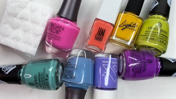 PHOTO: Celebrity manicurist Julie Kandalec breaks down how to get a Pride Month-inspired nail look. (Julie Kandalec)