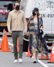 <p>Ryan Reynolds and Blake Lively hold hands while strolling through N.Y.C. on Wednesday.</p>