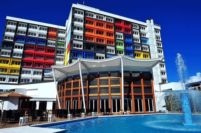 翰品花蓮推出夏日泳池派對，提供免費造型泳具租借。（圖／旅宿業者提供）