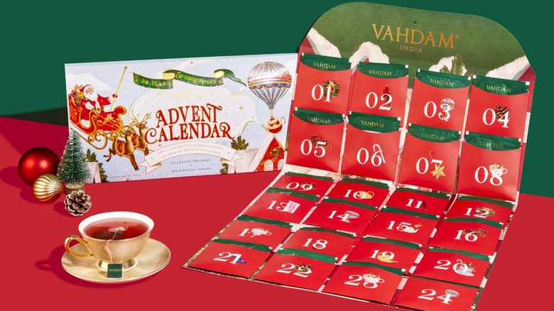 Vahdam tea advent calendar