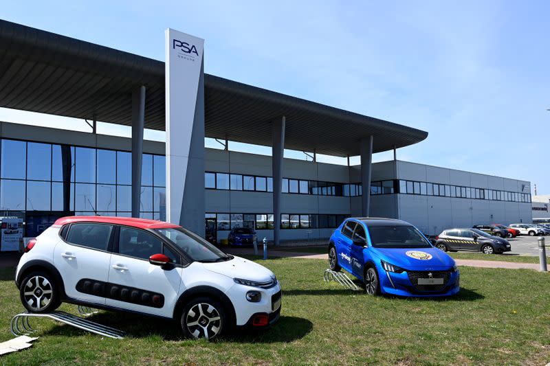 FILE PHOTO: PSA Peugeot Citroen plant is pictured in Trnava